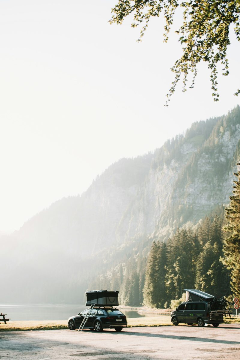 Glamping-Lodge in Südfrankreich mit Lavendelfeld und Blick auf die Provence