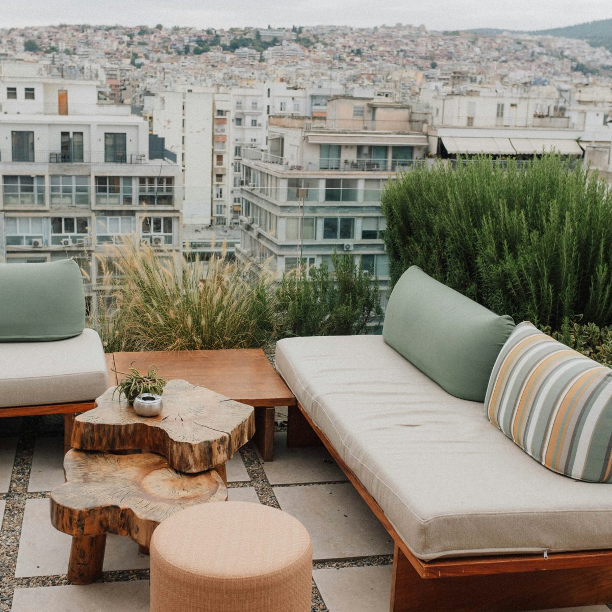 Moderne Ferienwohnung mit Balkon und Blick auf die Altstadt